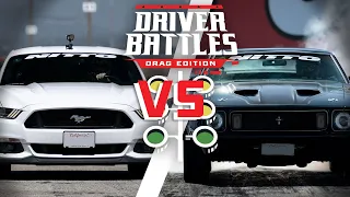 1973 Mustang Mach 1 vs. 2016 Mustang GT | Driver Battles: Drag Edition