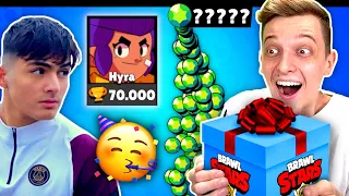 Ich überrasche HYRA an seinem GEBURTSTAG mit einem KRASSEN GESCHENK! 🥳 Brawl Stars deutsch