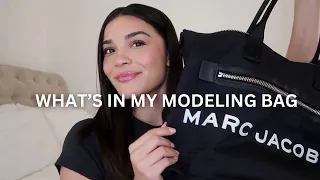 WHAT’S IN MY MODELING BAG- set essentials + what to bring to shoots