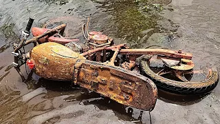 FULL RESTORATION 50 Years Old Motorcycle Abandoned - rebuild to be incredible Cafe Racer | TimeLapse