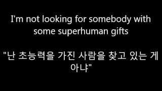 The Chainsmokers & Coldplay - Something Just Like This 가사해석