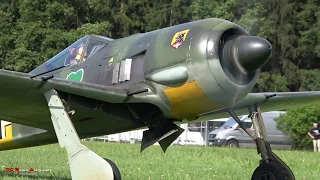 RC FW 190-A5  1/4 Scale With Moki 250cc