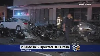 2 Dead In South LA Crash Involving Suspected Drunk Driver