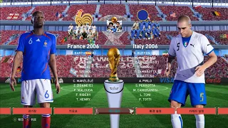 PES2021 France 2006 VS Italy 2006