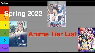 Best Anime of Spring 2022 - Anime Tier List