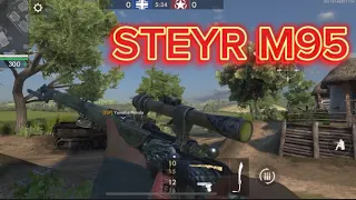 REVIEW “STEYR M95” new assault rifle 💥/World War Heroes #shooter #wwh #game