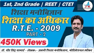 R.T.E. 2009 | Right to Education | शिक्षा का अधिकार | PART-2 | Psychology by Dheer Singh Dhabhai