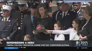 Funeral For FDNY Firefighter, Marine Staff Sgt. Christopher Slutman, Part 2