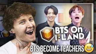 BTS BECOME TEACHERS! (BTS I-Land Episode 7 | Reaction)