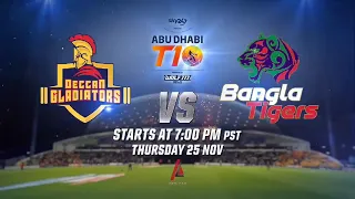 Deccan Gladiators VS Bangla Tigers | Delhi Bulls VS Northern Warriors | Tonight | 25th Nov 2021