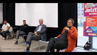 Unteilbar solidarisch - Podiumsdiskussion mit Martina Renner (Die Linke) in Stuttgart