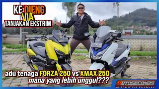 KOMPARASI XMAX250 VS FORZA250, KE DIENG VIA TANJAKAN EKSTREM || REVIEW BY MOTOSECOND CHANNEL