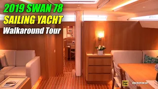 2019 Swan 78 Sailing Yacht - Deck Interior Walkaround Tour - 2018 Cannes Yachting Festival