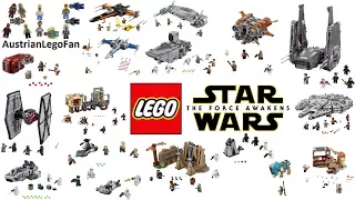 All Lego Star Wars Force Awakens Sets Compilation - Lego Speed Build Review