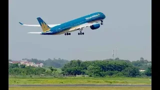 Máy bay Việt Nam Airlines cất cánh từ TP Buôn Ma Thuột đến Sân bay Nội Bài