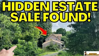 HIDDEN ESTATE SALE FOUND IN THE WOODS!