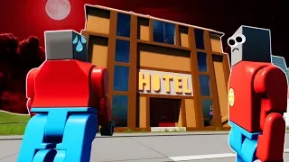 WORKING AT A HAUNTED LEGO HOTEL?! (Brick Rigs Gameplay Roleplay - Working Lego Jobs!)