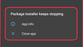 How To Fix Package installer keeps stopping Problem Solve