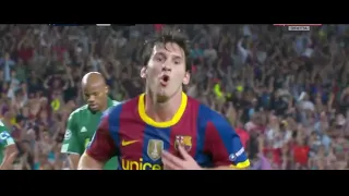 Messi 146 147 - Fabulous Messi tearing Panathinaikos apart with 27th career brace - CL 2010-11 Group