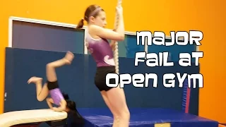 Major Fail At Open Gym | Gymnastics With Bethany G