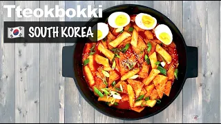 How to make Tteokbokki (떡볶이) | South Korea | 1-min Recipe Video #shorts