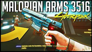 Cyberpunk 2077 - Unlock Johnny Silverhand LEGENDARY Gun (The Malorian Arms 3516)