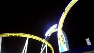 Hamburger Winterdom 2015 - Die "Teststrecke" (Looping Achterbahn)