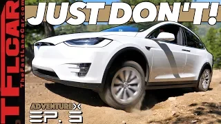 Can a Tesla Go Off-Road Up a Rocky Mountain? We Compare It to an Old-School SUV | Adventure X Ep. 3