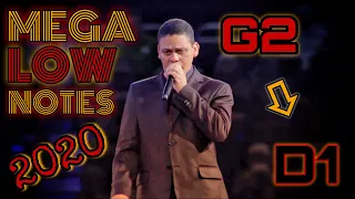 ALUÍSIO JUNIOR | [D1-G2] ULTIMATE MEGA LOW NOTE COMPILATION 2020 | QUARTETO GILEADE