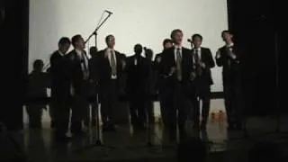 UC Men's Octet Medley of Overtones' Songs Part #1 - April 11, 2009