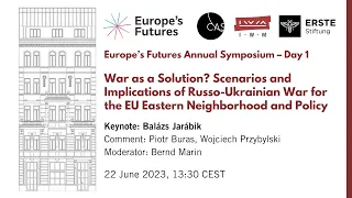 Europe's Futures Annual Symposium 2023 Day 1 Panel 3