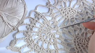 VERY Beautiful crochet MOTIVE /How to Join Motifs in a GENTLE Fabric for Any Product