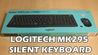 Обзор тихой клавиатуры LOGITECH MK295 SILENT WIRELESS keyboard unboxing