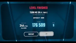 Beat Saber - TURN ME ON (ft. Tiny C) [HARD, S rank]