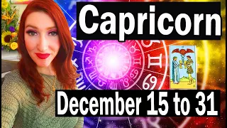CAPRICORN ARE YOU PREPARE FOR WHAT'S ABOUT TO HAPPEN! DECEMBER 15 TO 31