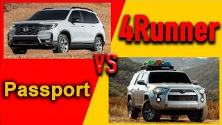 2022 Honda Passport VS 2022 Toyota 4Runner