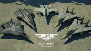 ACE COMBAT™ 7: SKIES UNKNOWN – TOP GUN Maverick Aircraft Set - Launch Trailer