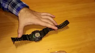 Китайские часы отработали 3 года!!! замена батарейки G-Shock GA100