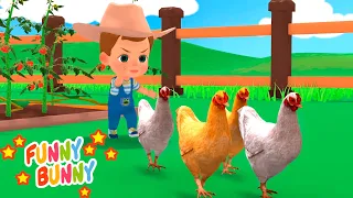 Old MacDonald Had A Farm song | Nursery Rhymes | Funny Bunny