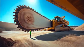 20 Incredible Fastest Big Chainsaw Cutting Tree Machines