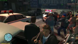 GTA 4 - Mass fight with police