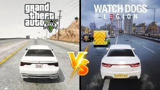 Watch Dogs Legion vs GTA 5 Physics and Graphics Comparison - Which is Better?