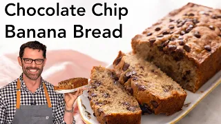 EASY Chocolate Chip Banana Bread Recipe