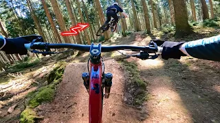 DOWNHILL AND ENDURO MADNESS AT MY HOMETRAIL!  | Florian Peters