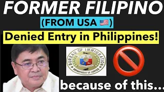PHILIPPINES TRAVEL UPDATE | BEWARE OF IMMIGRATION REQUIREMENTS FOR FORMER FILIPINOS