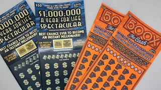 Quick scan 4 $50 dollar Florida lottery Scratch offs