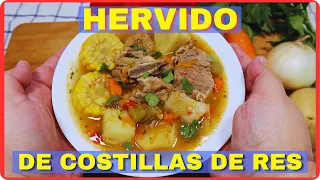 HERVIDO DE COSTILLA DE RES VENEZOLANO / COMO HACER SANCOCHO DE RES