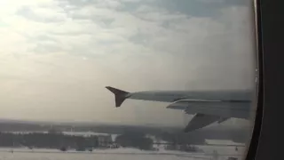 Взлёт из Челябинска ( Баландино) A-321 Аэрофлот