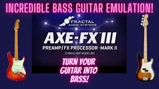 Axe-Fx III "Cygnus" Sounds - Bass Guitar Emulation