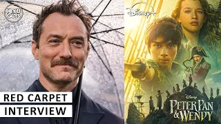 Jude Law on Peter Pan and Wendy and a particularly magical moment on set with his young cast